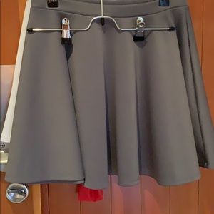 Gray skater skirt